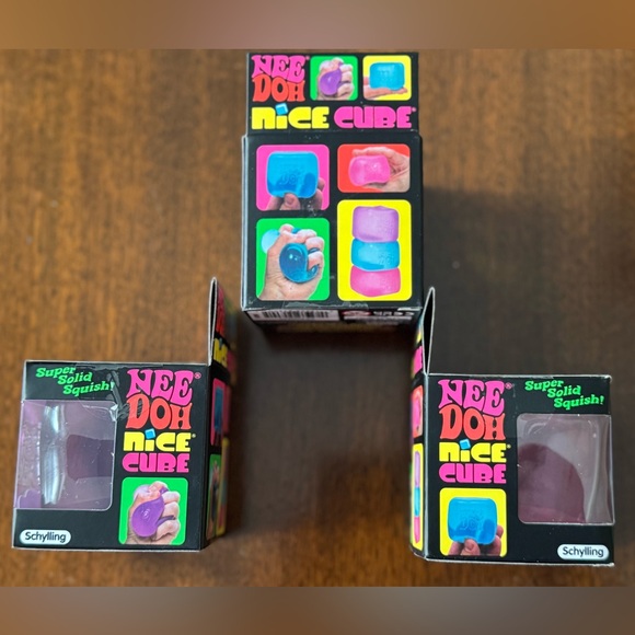 Nee Doh Nice Cube Set of 3 - Picture 2 of 6